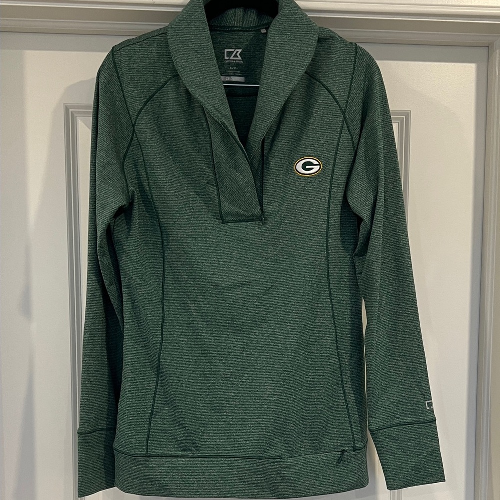 Cutter & Buck Packers Shawl Collar Pullover